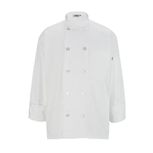 Edwards Hospitality Chef Apparel & Aprons 10 Button Long Sleeve Chef Coat