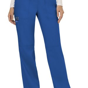 Cherokee Workwear Pant: Mid Rise Straight Leg Pull-on Pant