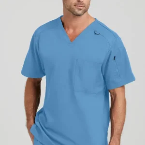 Boundless Men's Multi Pocket V-Neck Scrub Top